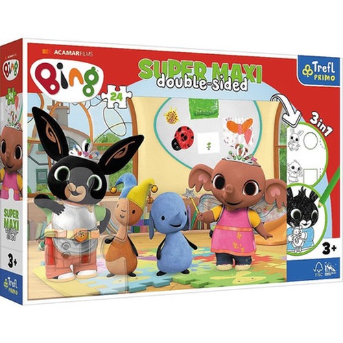 Puzzle 24 elementy SUPER MAXI Bing z przyjaciółmi