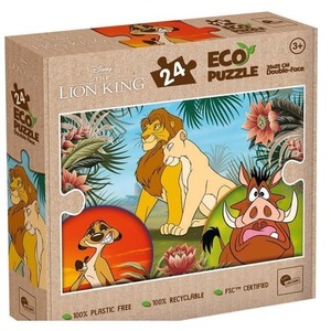 Puzzle 24 Król lew Eko dwustronne