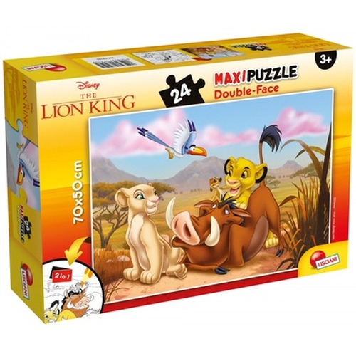 Puzzle 24 maxi double-face Król lew 304-74105