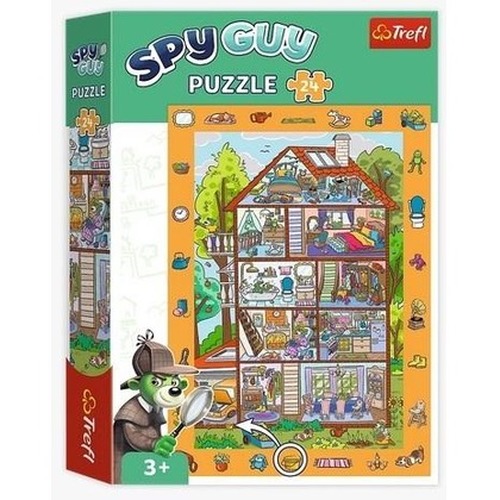 Puzzle 24 Obserwacyjne - Spy Guy W domu TREFL