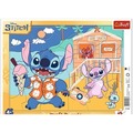 Puzzle 25 ramkowe Radosny Stitch TREFL