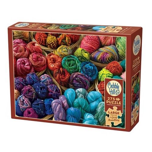 Puzzle 275 el. XL Kłębki włóczki