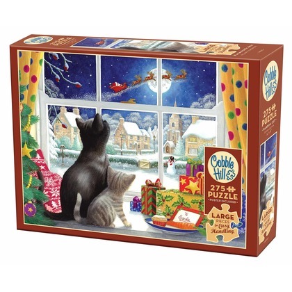 Puzzle 275 XL Czekając na Świętego Mikołaja 113764