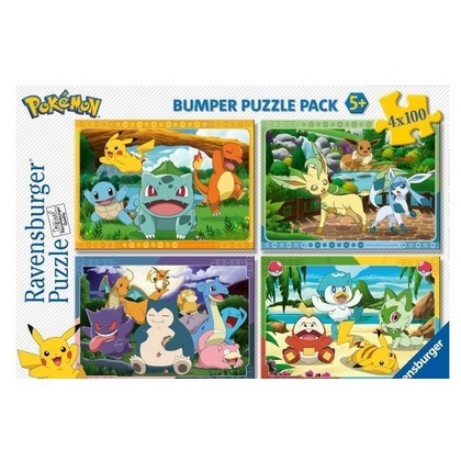 Puzzle 2D 4x100el Pokemon