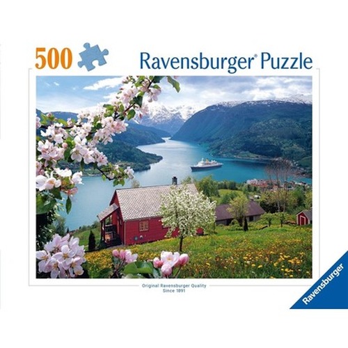 Puzzle 2D 500 Skandynawska idylla