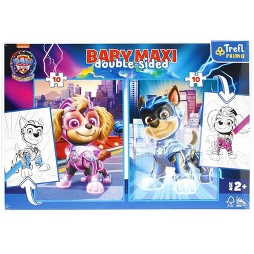 Puzzle 2x10 Baby Maxi Bohaterskie pieski TREFL