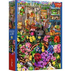 Puzzle 2x500 Prace w ogrodzie 37529