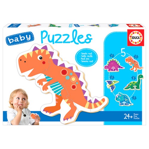 Puzzle 3-5 el. Dinozaury