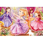 Puzzle 3 x 24 el. Księżniczki