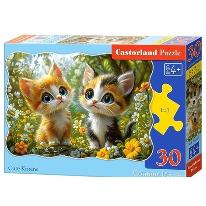 Puzzle 30 Cute Kittens CASTOR