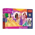Puzzle 30 Disney Księżniczki + plakat TREFL
