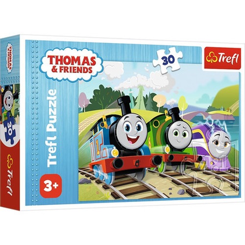 Puzzle 30 elementów Radosny Tomek Thomas and Friends