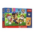 Puzzle 30 Psi Patrol Psiaki w drodze+plakat TREFL