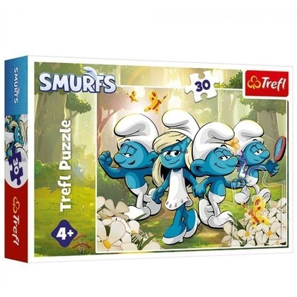 Puzzle 30 Smerfne przygody TREFL