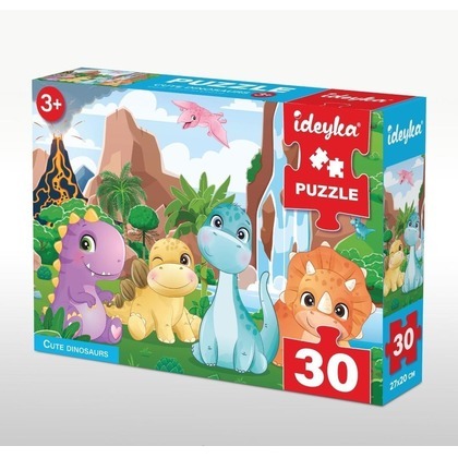 Puzzle 30 Słodkie dinozaury Grałamigłówka