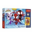 Puzzle 30 Spidey w akcji + plakat TREFL