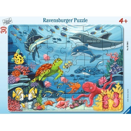 Puzzle 30 Underwater Friends Frame