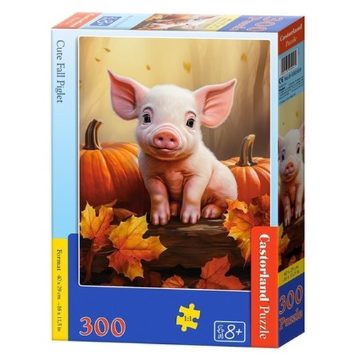 Puzzle 300 Cute Fall Piglet CASTOR