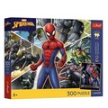 Puzzle 300 Marvel - Uktyty Bohater + plakat TREFL