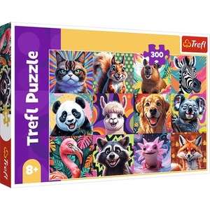 Puzzle 300 Zabawne portrety zwierząt 23030
