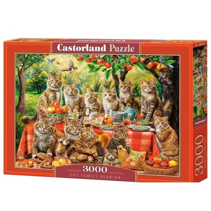 Puzzle 3000 Cat Family Reunion
