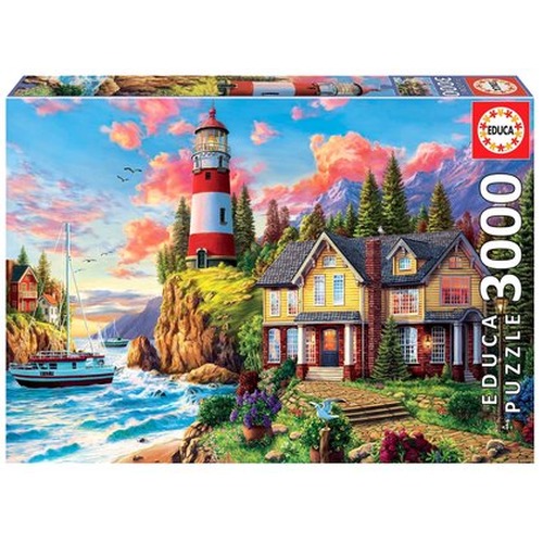 Puzzle 3000 el. Latarnia morska