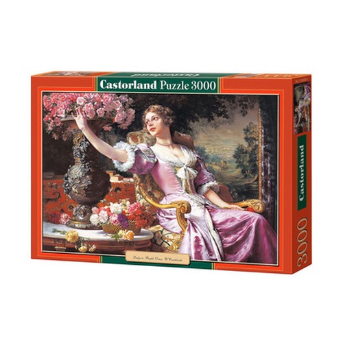 Puzzle 3000 elementów Kobieta w fioletowej sukni, W. Czachórski