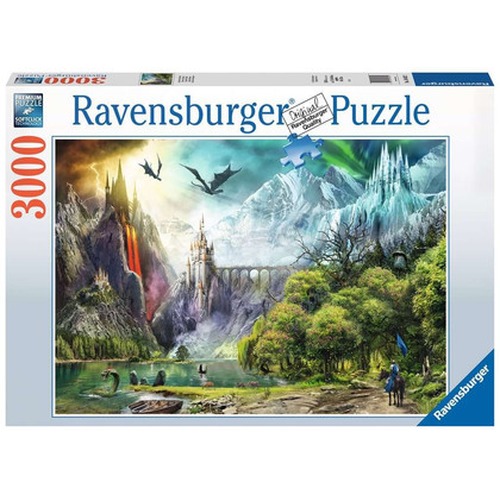 Puzzle 3000 elementów Panowanie smoków