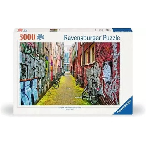 Puzzle 3000 Ulice Amsterdamu