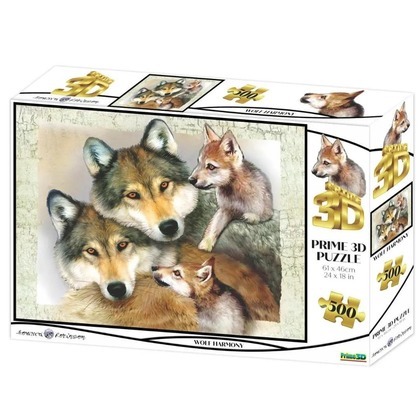 Puzzle 3D 100el Wilki