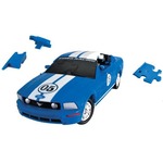 Puzzle 3D CARS - Ford Mustang - poziom 3/4