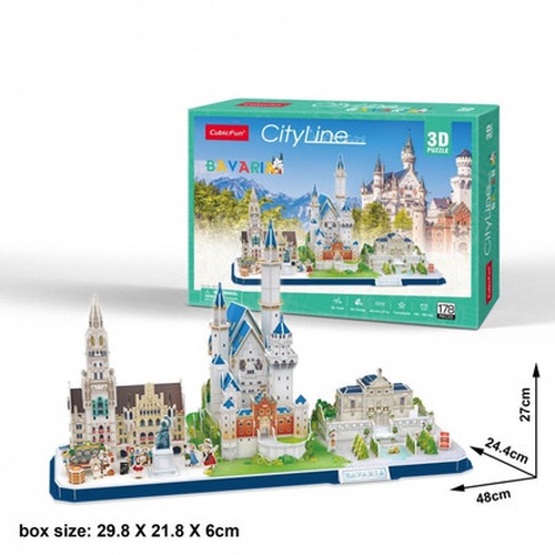 Puzzle 3D City Line Bawaria