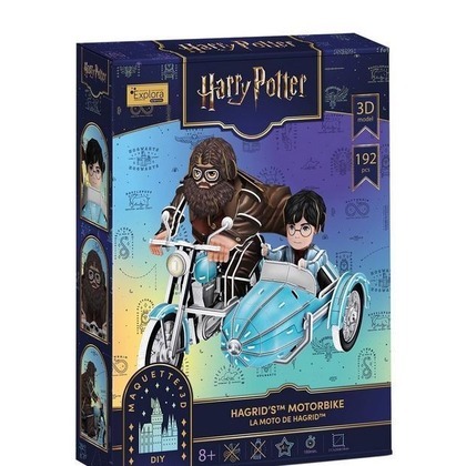 Puzzle 3D Harry Potter Motocykl Hagrida
