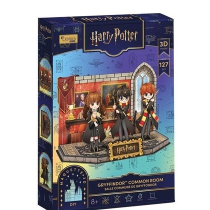 Puzzle 3D Harry Potter pokój wspólny Gryffindoru
