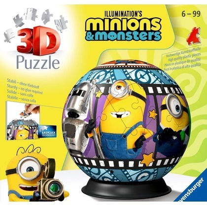 Puzzle 3D Minions Puzzleball