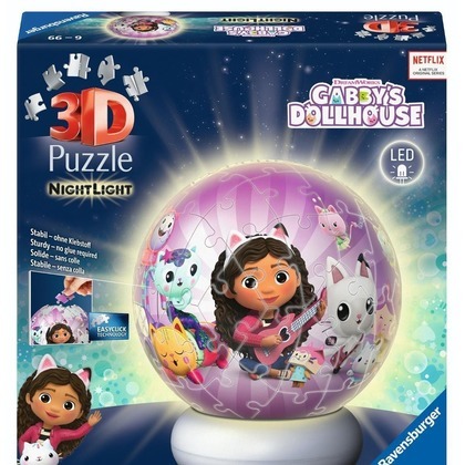 Puzzle 3D NightLight Gabby\'s Dollhouse