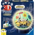 Puzzle 3D Świecąca kula: Minionki