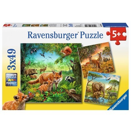Puzzle 3x49 Animals of the Earth