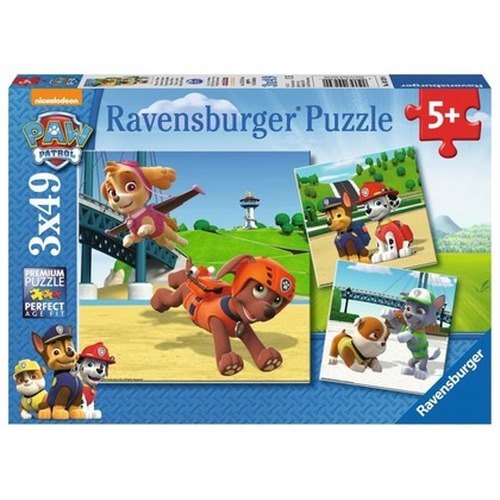 Puzzle 3x49 elementów - Zespół na 4 łapach
