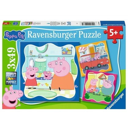 Puzzle 3x49 Peppa Pig