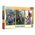 Puzzle 3x80 Zwierzakowe śledztwo Disney Zootopia 2 34897