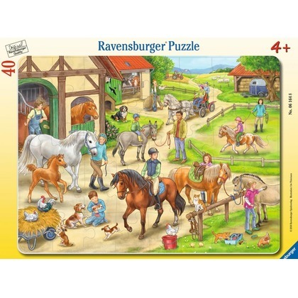 Puzzle 40 A Day at the Ranch Frame