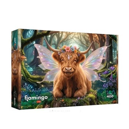Puzzle 400 Flamingo - Leśna opiekunka snów TREFL