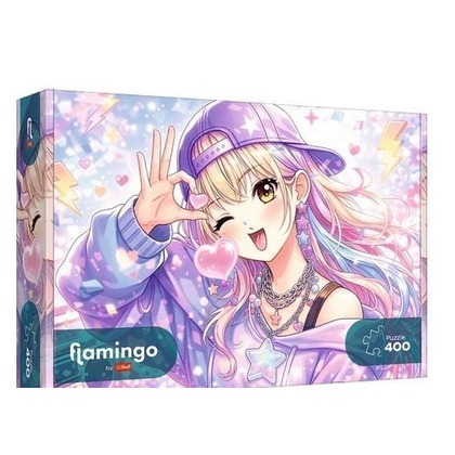 Puzzle 400 Flamingo - Pastelowy urok TREFL