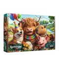 Puzzle 400 Flamingo - Urodzinowa ekipa TREFL