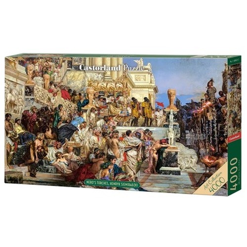 Puzzle 4000 Nero\'s Torches Henryk Siemiradzki C-400423-2