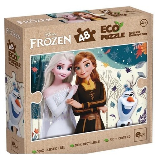 Puzzle 48 Frozen Eko dwustronne