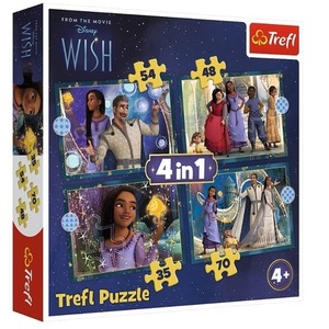 Puzzle 4w1 Marzenia się spełniają TREFL