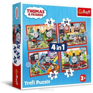 Puzzle 4w1 Odjazdowy Tomek TREFL