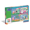 Puzzle 4w1 Super kolor Peppa Pig 21751